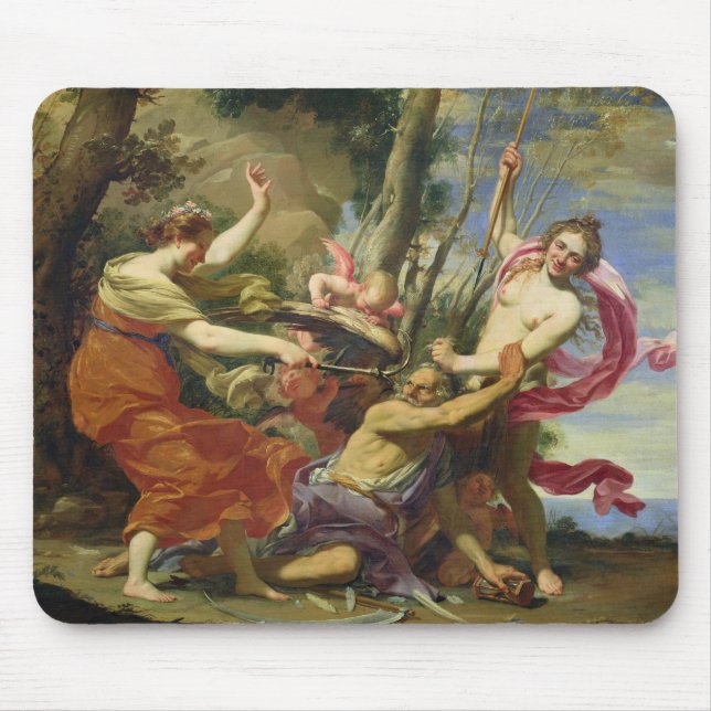 Mousepad Tempo superado pela juventude e pela beleza (Frente)