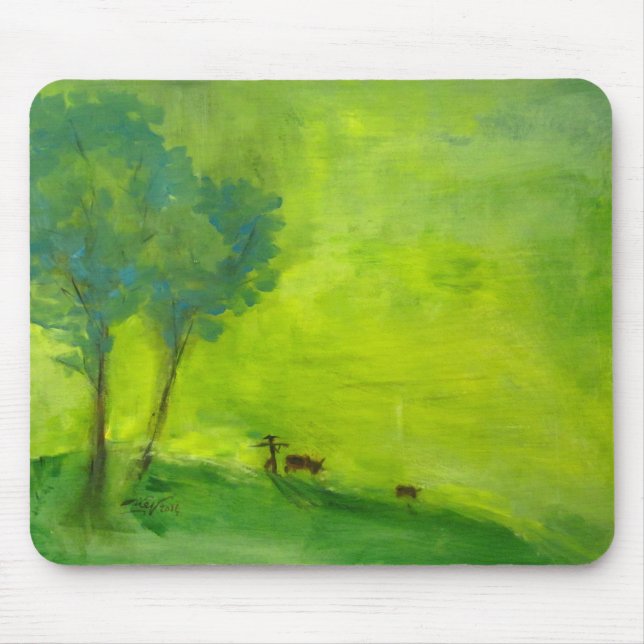 Mousepad Tempo verde (Frente)