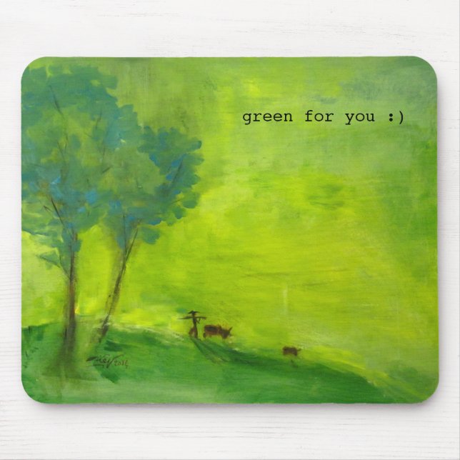 Mousepad Tempo verde (Frente)