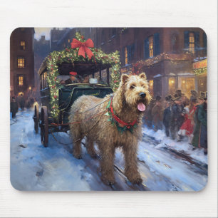 Mousepad Temporada Festiva de Natal do Wheaten Terrier