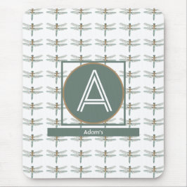 MOUSEPAD TENDÊNCIA BRANCA PERSONALIZADA DRAGONFLY