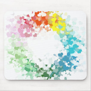Mousepad Tendência de Abstrato de Arte Colorida Personaliz