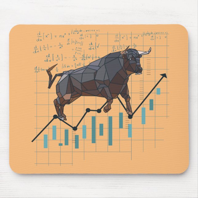 Mousepad Tendência do mercado de ações (Frente)