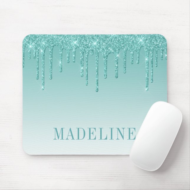 Mousepad Tendência Moderna Motivável Glitter (Com mouse)