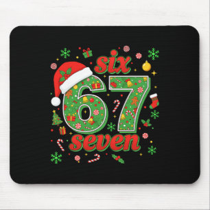 Mousepad Tendência Seis Sete Meme Natal 67 Xmas Homens Mulh