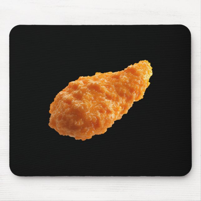 Mousepad Tender de Frango Crocante Amante de Nuggets de Com (Frente)