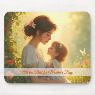 Mousepad Tender Motherly Love in Blooming Light