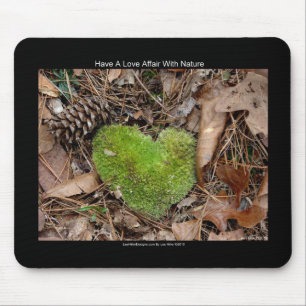 Mousepad Tenha um caso de amor com os presentes do coração