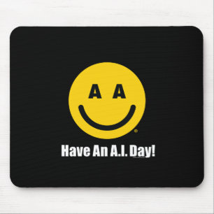 Mousepad "Tenha Um Dia de I.A.!" Suporte de Mouse Oficial