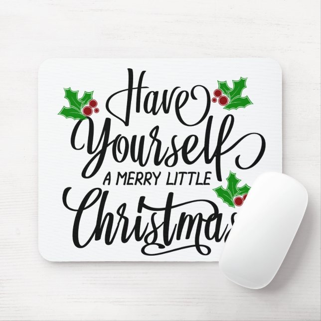 Mousepad Tenha uma Feliz de Natal (Com mouse)