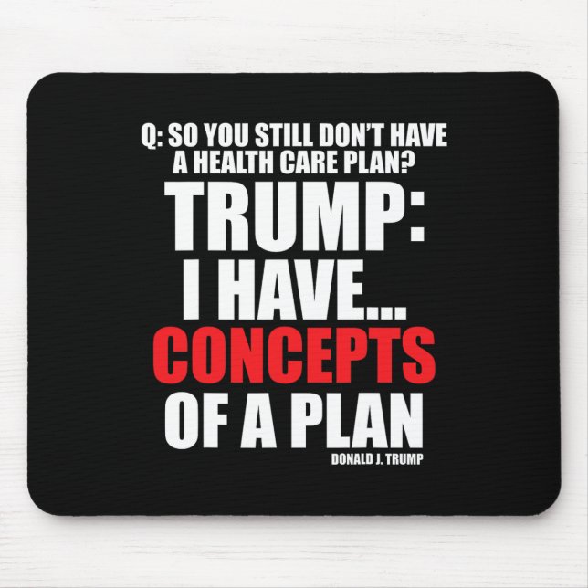 Mousepad Tenho... Conceitos De Um Plano De Votação Na Eleiç (Frente)