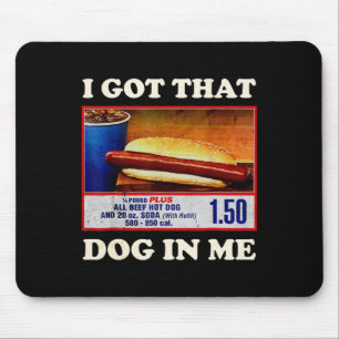 Mousepad Tenho Esse Cachorro Em Mim Engraçado Combo 4 De Ju