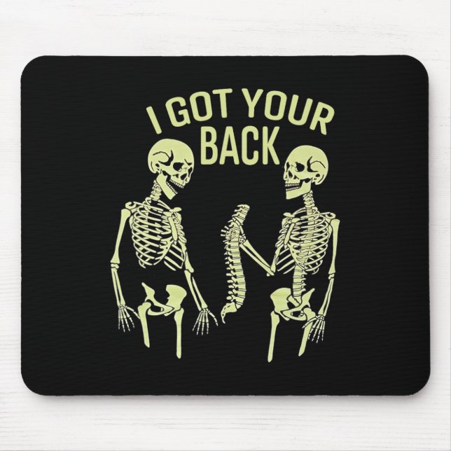 Mousepad Tenho Seu Esqueleto De Halloween De Ck Sarcástico (Frente)