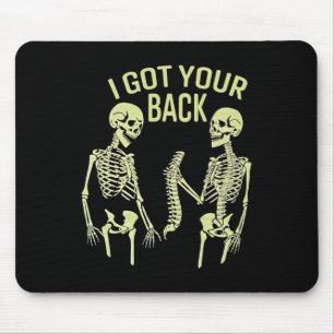 Mousepad Tenho Seu Esqueleto De Halloween Sarcástico