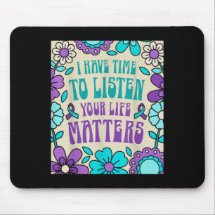 Mousepad Tenho Tempo Para Ouvir A Consciência Da Prevenção