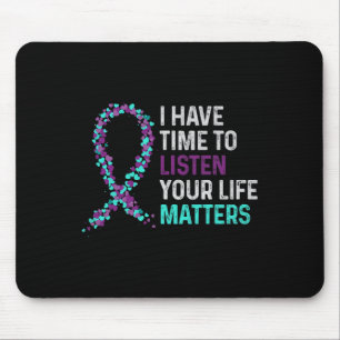 Mousepad Tenho Tempo Para Ouvir O Suicídio Mental Da Saúde 