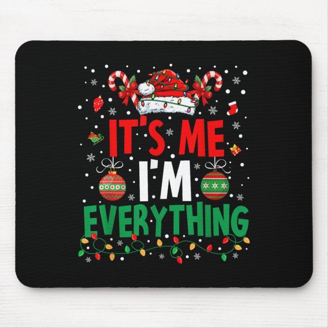 Mousepad Tenho tudo que quero no Natal, sou eu (Frente)