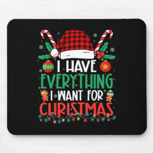 Mousepad Tenho tudo que quero no Natal, sou eu
