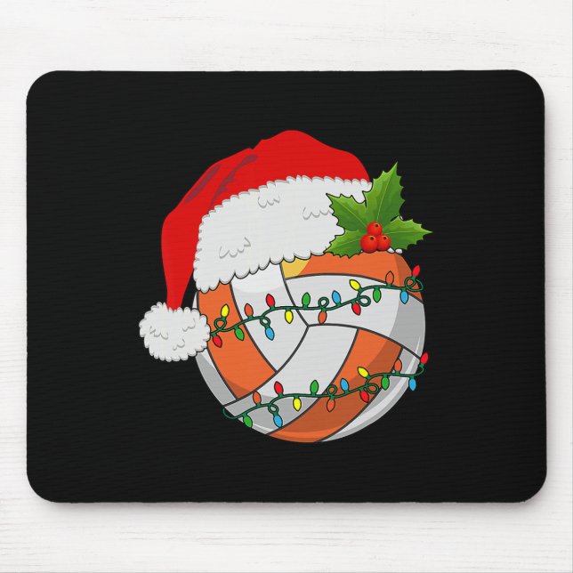 Mousepad Tênis de Mulheres do Papai Noel de Voleibol (Frente)