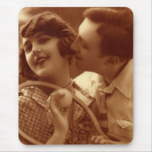 Mousepad Tênis Esportivo Vintage, Amor e Romance