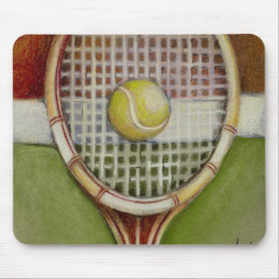 Mousepad Tênis Racket com Ball Lay na Corte
