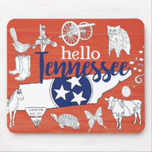 Mousepad Tennessee State Symbols Volunteer State Images