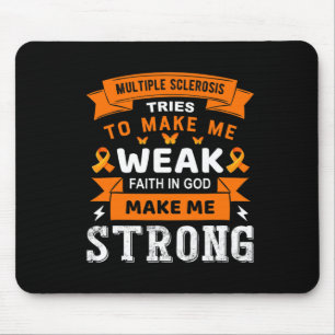 Mousepad Tenta Fazer-Me Fraco A Fé Em Deus Me Torne Forte
