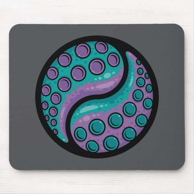 Mousepad Tentacle Yin Yang (Frente)