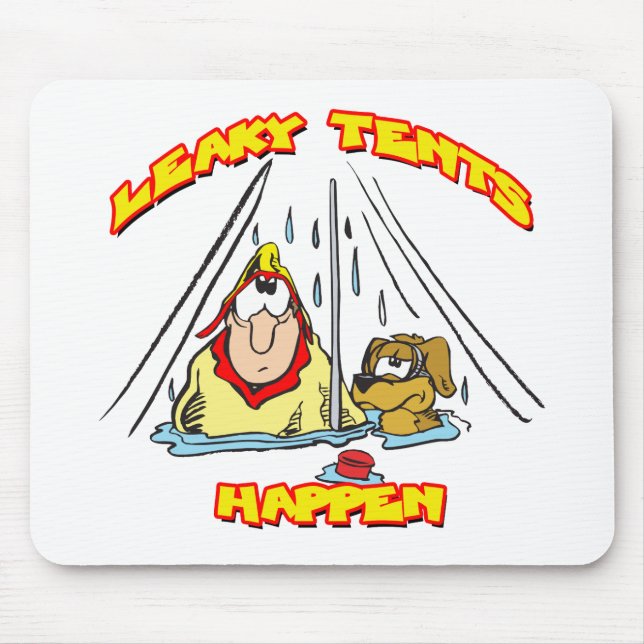 Mousepad Tents De Camping-Leaky (Frente)