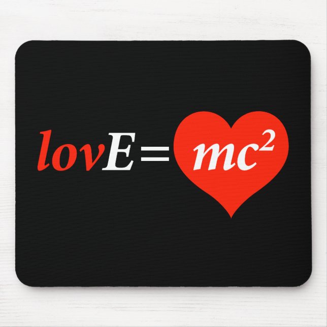 Mousepad Teoria da equação do amor (Frente)