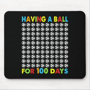 Mousepad Ter Bola Por 100 Dias De Futebol Escolar 100º