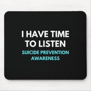 Mousepad Ter Tempo Para Ouvir A Consciência Da Prevenção Do
