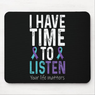 Mousepad Ter Tempo Para Ouvir - Sensibilização Para A Preve