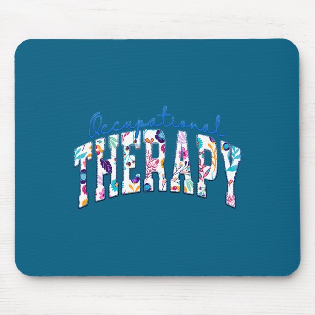 Mousepad Terapeuta de Terapia Ocupacional Pediátrica Ot (Frente)
