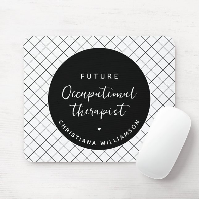 Mousepad Terapeuta Ocupacional OT Futuro Personalizado Eleg (Com mouse)