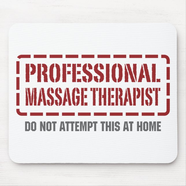Mousepad Terapeuta profissional da massagem (Frente)