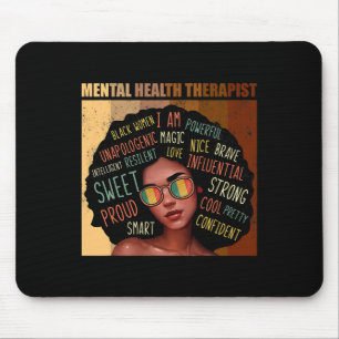 Mousepad Terapêutica de Saúde Afro Mulheres Negra História