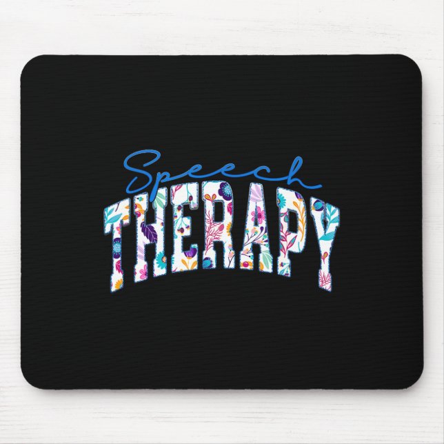 Mousepad Terapia da Fala Fofa Terapeuta da Linguagem Lingua (Frente)