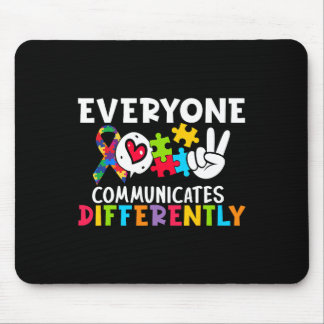 Mousepad Terapia da Fala Todos Comunicam de Maneira Diferen