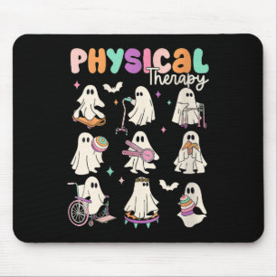 Mousepad Terapia Física de Fantasma Fofo Feminino Pt Física