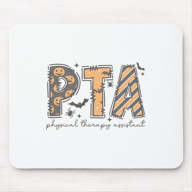Mousepad Terapia Física de Pta Halloween Istant Spooky Autu (Frente)
