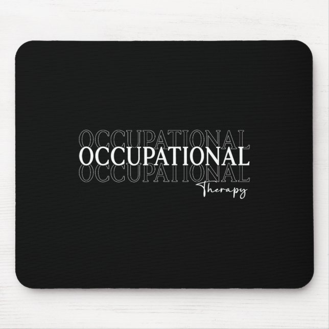 Mousepad Terapia Ocupacional Estudante Ot De Volta à Escola (Frente)