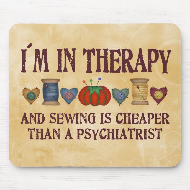 Mousepad Terapia Sewing (Frente)