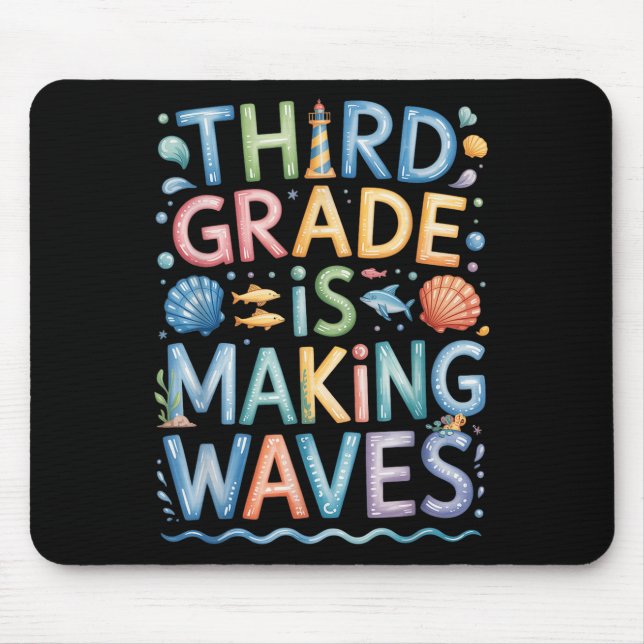Mousepad Terceiro Grau: Ondas De Fazer De Volta Para Crianç (Frente)