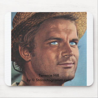 Mousepad Terence Hill Com palha chapéu