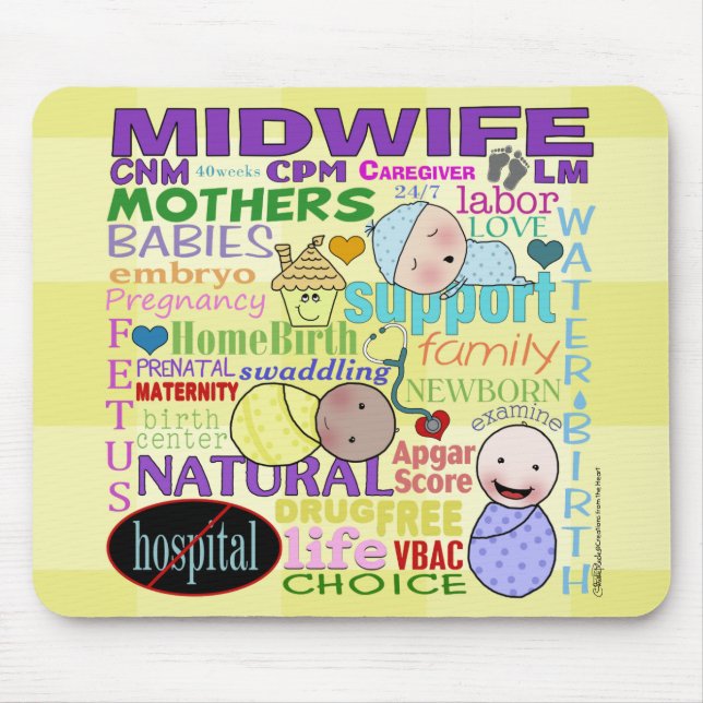 Mousepad Terminologia De Midwifery-Arte De Metrô (Frente)