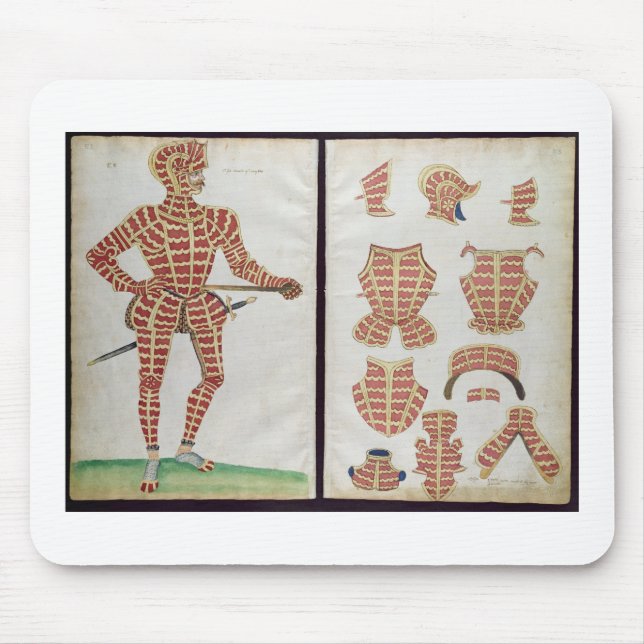 Mousepad Terno de armadura para o duque de Worcester, 1589 (Frente)