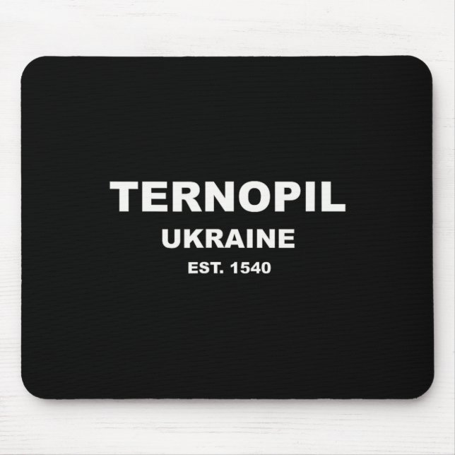 Mousepad Ternopil Ucrânia  (Frente)