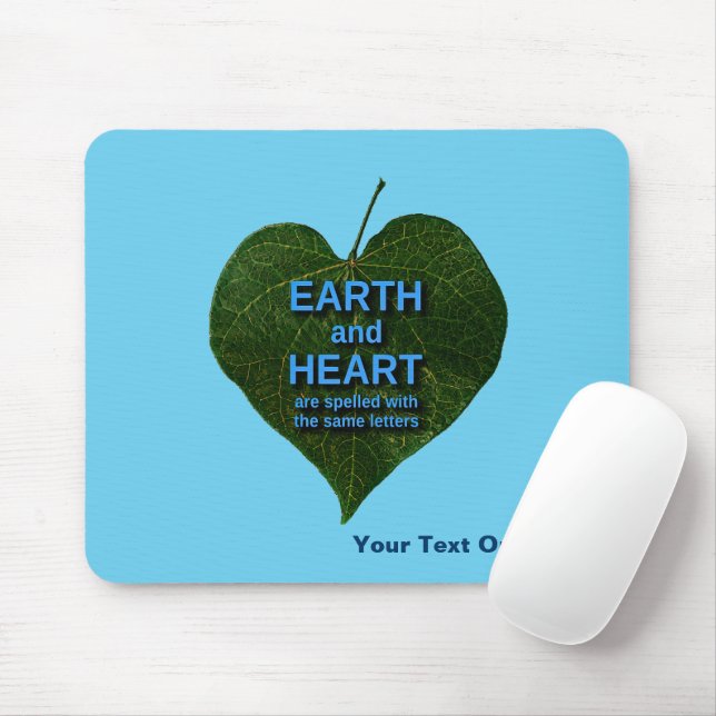 Mousepad Terra - Anagrama do Coração (Com mouse)