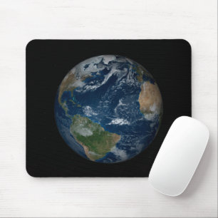 Mousepad Terra Com Nuvens E Gelo Marinho